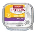 animonda INTEGRA PROTECT Katzenfutter Nass Sensitive Lamm Reis 6x100g Diätfutter