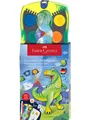 Faber-Castell Farbkasten Connector 12 Dino Deckweiß