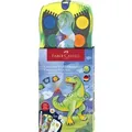 FABER-CASTELL Deckfarbkasten CONNECTOR Dino, 12 Farben