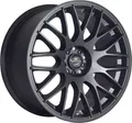 Barracuda Karizzma mattblack PureSports / Color Trim gelb - DS10 8.5x19 ET28 - LK5/110 ML72.6 Alufelge orange