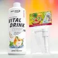 Best Body Vital Drink Zerop Birne Melisse Sirup Mineraldrink 1 L  Dosierpumpe