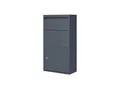 Westmann Briefkasten mit Paketbox Pollux freistehend Anthrazit 22x44x82cm