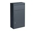 Westmann Pollux Briefkasten mit Paketfach freistehend Stahl Anthrazit
