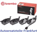 BREMBO P85072 Bremsbeläge + Wako AUDI A2 A3 + SEAT ALTEA + XL LEON TOLEDO VORNE