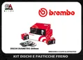 KIT BREMSSCHEIBEN + E VORDERBELÄGE BREMBO VW GOLF V VI 1.9 TDI AUDI A3