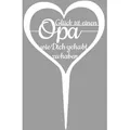 ILLUMINO Dekoobjekt Grabstecker Trauerschmuck Grabgesteck Grabschmuck Grabdeko weiß