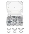 Parkside Schrauben-Set Flügelmutter-Sortiment, 76-teilig