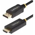 StarTech.com 6.6ft (2m) DisplayPort to HDMI Adapter Cable, 4K 60Hz with HDR, DP to HDMI 2.0b, Active Video Converter, Di