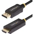 Startech.com 2 Meter Aktiver Displayport Auf Hdmi Adapterkabel, 4k 60hz Mit Hdr, Dp Zu Hdmi 2.0b Kabel, Dp Auf Hdmi Adapter, Displayport 1.4 Auf Hdmi 2.1 Konverter