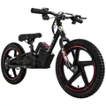 Actionbikes Motors Kinder Balance Bike Elektrofahrrad | 16 Zoll Fahrrad - 250 Watt - Elektro Laufrad mit Scheibenbremsen - 21 V 5.4 Ah - Kinder Kinderfahrzeug - Spielzeug ab 3 Jahren (16 Zoll Rot)