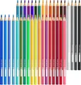 WISYOK 36 Buntstifte Art Farbstifte Set Holzstifte Malbuch Ausmalen Skizzieren