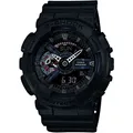 Casio Herren Quartz Armbanduhr, 51.00mm GehäusegröÃŸe mit LCD analog/digital Zifferblatt und schwarz Rubber Strap Armband GA-110MB-1AER