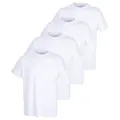 GÖTZBURG Unterziehshirt GÖTZBURG Herren Unterhemd weiß uni 4er Pack (4-St) weiß 56