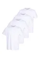 Götzburg Herren 4er Pack Basic T-Shirt mit Rundhalsausschnitt (Weiss) 56