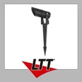 ISOLED LED Gartenstrahler Aluminium schwarz 12-24V IP65 6W 30°