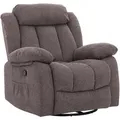 TV-Sessel - taupe - Federkern - Relaxfunktion