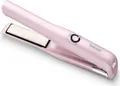 Beurer Mini-Haarglätter HS 20 | kabellos & akkubetrieben | 3 Temperaturstufen | Keramik-Turmalin | USB | rosa