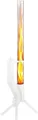 GARDENFLARE Feuerrohr Glasrohr Ersatzteil - Glaszylinder ohne Boden - feuerfeste Glasröhre für Deine Feuersäule (100 cm)