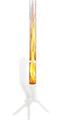 Gardenflare Feuerstelle Feuerrohr Glasrohr Ersatzteil ohne Boden für Deine Feuersäule (100cm)
