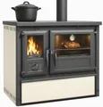 TRGO Festbrennstoffherd Küchenofen Modell Forno - creme, 6 kW