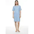 Mey Nachthemd Flower Meadow Floraler Print blau S (38)