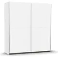 Schwebetürenschrank RAUCH "Kleiderschrank Schrank Garderobe SATURN mit 3 Ausstattungsvarianten", weiß (alpinweiß), B:175cm H:191cm T:59cm, Holzwerkstoff, Schränke, 3 verschiedene Ausstattungsvarianten Griffe aus Metall MADE IN GERMANY