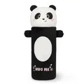 LEGAMI - Super weiches Federmäppchen, Panda-Motiv, weiches Federmäppchen, Karton mit Malvorlage inklusive, 100% Polyester, Super Soft Pencil Case.