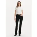 Levi's für Damen. 18759-0184 Bootcut High Rise Jeans 725 schwarz (29/32), Lässig, Baumwolle, Denim