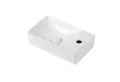 Aloni Waschbecken 421A-R (einzel, 1-St), Design Waschtisch Gästebad Kleines Washbecken Handwaschbecken