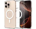 Spigen Handyhülle Ultra Hybrid Weiß mit Magnetfunktion Kompatibel mit iPhone 16 Pro Max 6,9, Weißer Rahmen mit integrierter Magnetfunktion