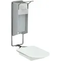 Relaxdays Eurospender, Mehrfarbig, Metall, 14.5x35x33.5 cm, Badaccessoires, Waschplatzzubehör, Seifenspender