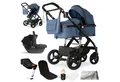 bergsteiger Kombi-Kinderwagen Nizza 3 in 1 Kinderwagen, Auto-Babyschale & Isofix Station optional