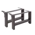 Tischkufen 64x40cm schwarz pulverbeschichtet Tischgestell Tischbeine Tisch