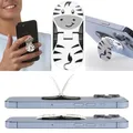 zipgrips Zebra - 2 in 1 Handy-Griff & Aufsteller - Sicherer Griff - Halter...