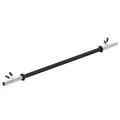 GORILLA SPORTS® Aerobic Langhantel - 130 cm, Set, mit/ohne Polster, Gewichte, 30mm, Federverschlüsse, aus Kunststoff, Schwarz - Langhantelstange, Hantelstange, Krafttraining, Nackenpolster