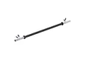 GORILLA SPORTS Langhantelstange Langhantel Aerobic Chrom in Schwarz mit 130 cm, 130 cm (3-tlg)