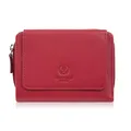 Damengeldbörse Leder rot groß horizontal mit RFID Paolo Peruzzi SL-07-RD