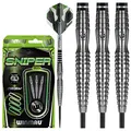 WINMAU Sniper 22g Profi Wolfram Steeltip Dartpfeile Set mit Flights und Schäfte