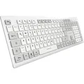 Sharkoon OfficePal K30W, Tastatur, weiß