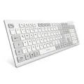 Sharkoon OfficePal K30W White Wireless Keyboard