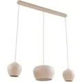 Lucande Pendelleuchte Malisa 10032896 Skandinavisch in Creme aus Metall 3-flammig E27 Wohnzimmerleuchte