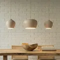 Pendelleuchte Lucande, Malisa, dimmbar, Beige, für Wohnzimmer, Metall, Skandinavisch - 101.5 - 30 - 20