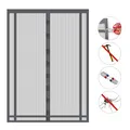 Sekey Magnet Fliegengitter Tür Zuschneidbar 230x160cm Balkontür Türvorhang