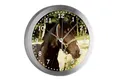 CreaDesign Funkwanduhr Funkuhr, Kinder Wanduhr, Kinderuhr, Kinderzimmer Pferd Original (geräuscharmes Uhrwerk)
