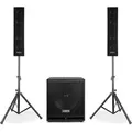 VX880BT 2.1 Aktives Lautsprecher-Set 1000 W 15' 2 x 8' USB/SD/MP3/BT - Schwarz