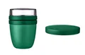 Mepal Lunchbox Lunchpot 2-teilig Kunststoff To Go Frühstück, Polypropylen (PP), PCTG, Praktischer Müslibecher, auch für Tiefkühler geeignet, Vivid Green
