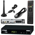 netshop 25 Comag SL65T2 DVB-T2 Receiver (Mit Zugangssystem für FREENET TV) + 3 Monate Freenet GRAIS + DVB-T2 Antenne + HDMI Kabel, HDTV, PVR Ready, HD USB Mediaplayer, HDMI & SCART