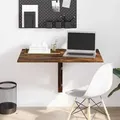 Wand-klapptisch Räuchereiche 100x60x56 Cm Holzwerkstoff - Vidaxl