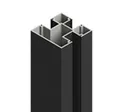 Osmo Aluminiumpfosten Typ D 7x7x100 cm Anthrazit 4006850178902