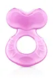 Beißring Silikon Nuby Teethe-eez Rosa | Zahnungshilfe ab 3 Monaten mit Etui